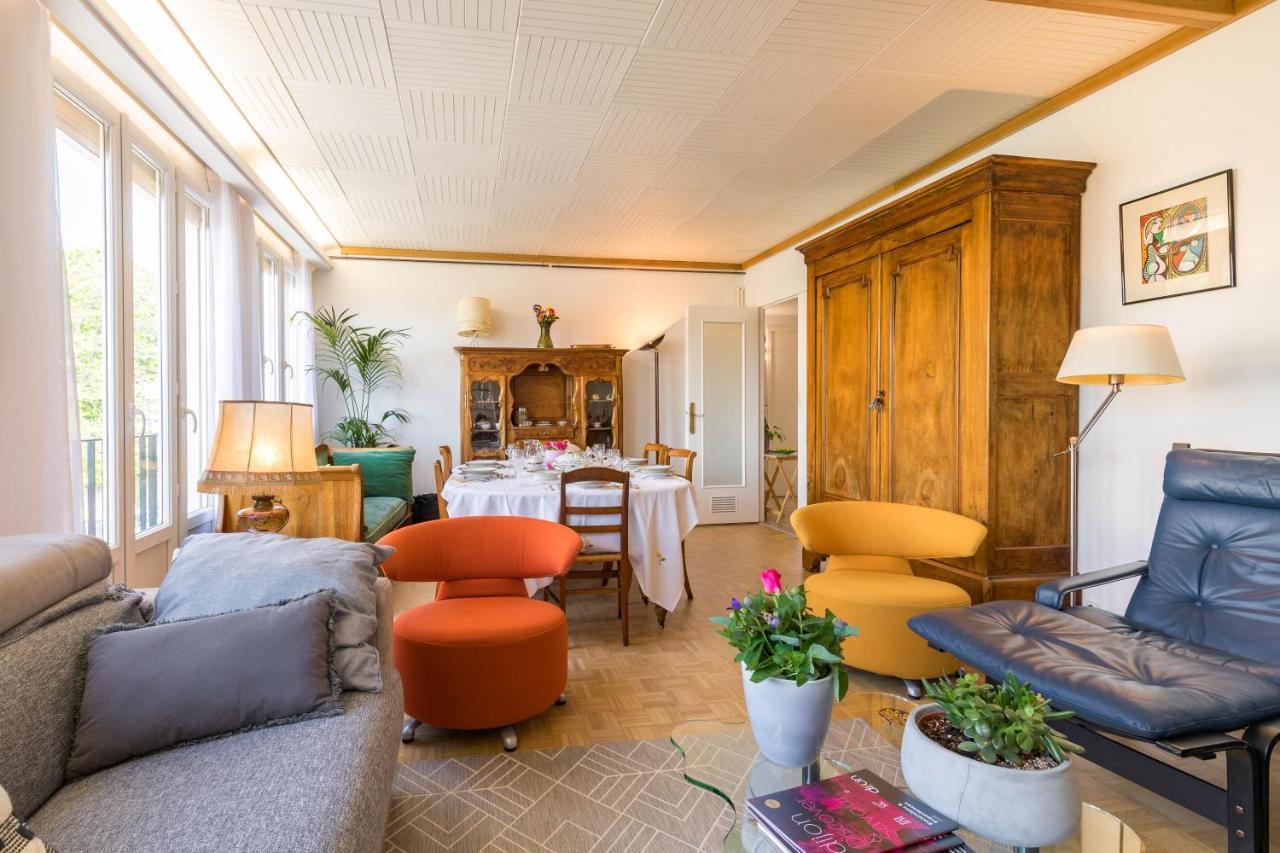 Appartement Familial Climatisé 100M2 à 7mn Centre Ville Parking 5Pièces 5 Adultes et Bébé Digione Esterno foto