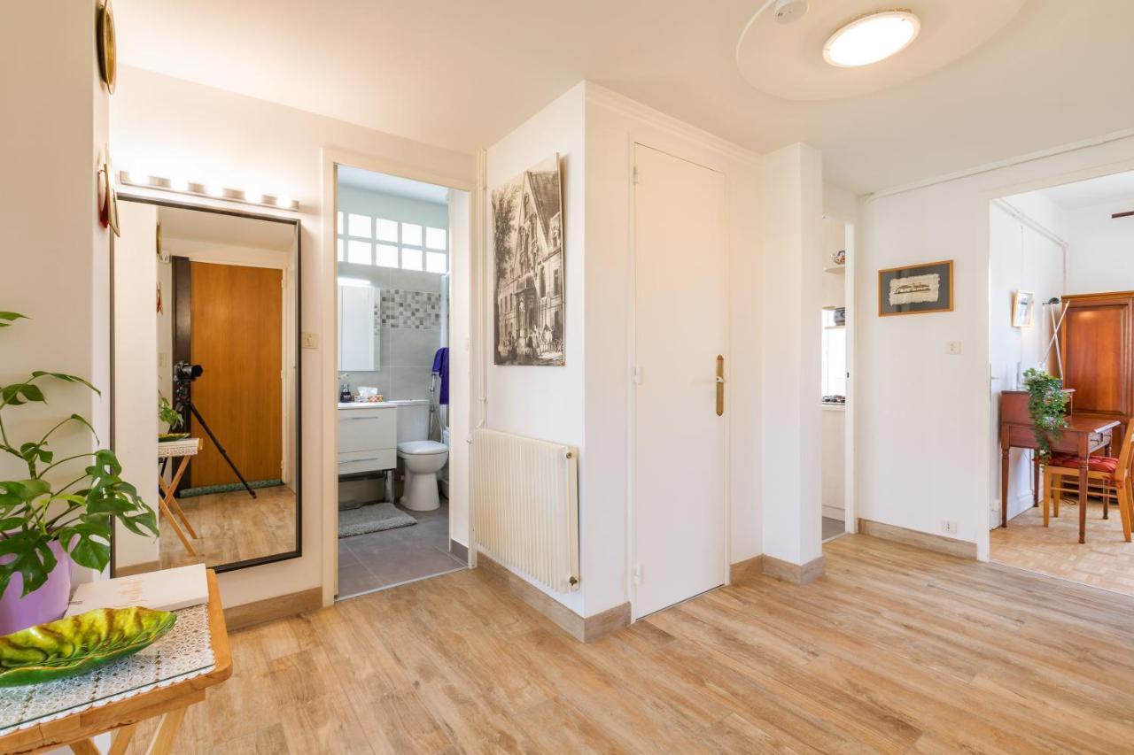 Appartement Familial Climatisé 100M2 à 7mn Centre Ville Parking 5Pièces 5 Adultes et Bébé Digione Esterno foto